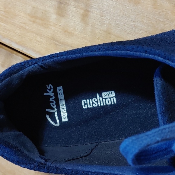 🌻WOMEN'S CLARKS LACE UP BLUE SHOES - Picture 3 of 8